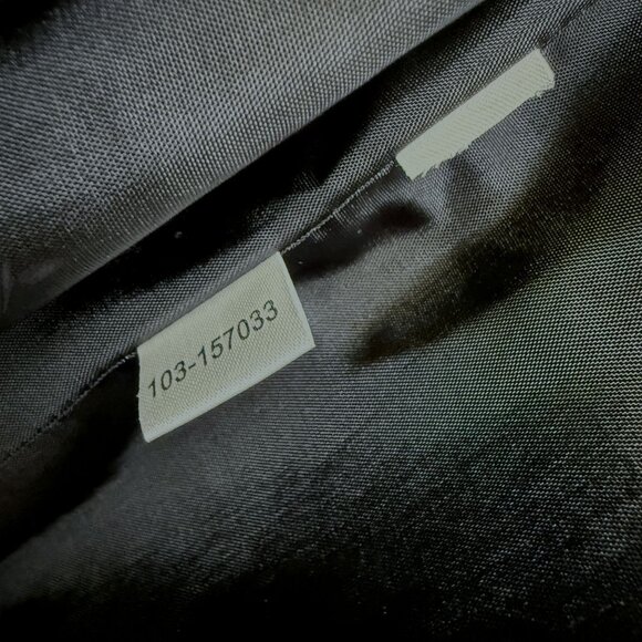 ANN TAYLOR Navy Blue Blazer 12 Petite Double Breasted Womens Crop Jacket NWT - Picture 10 of 10